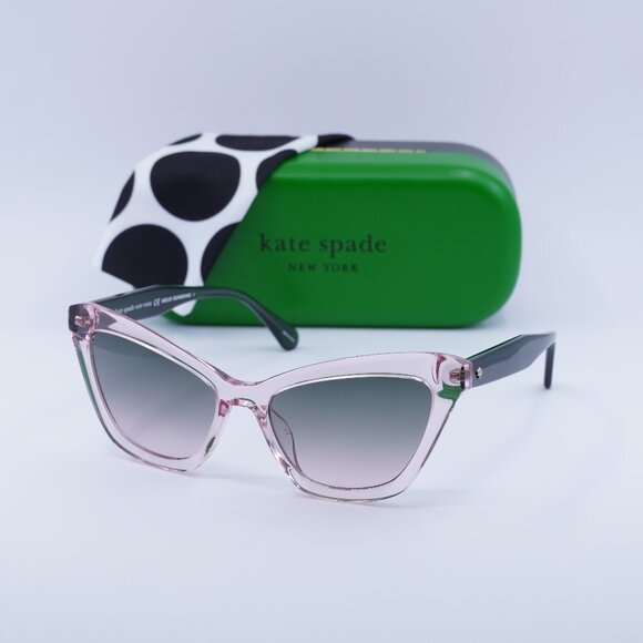 Kate Spade AMELIE/G/S 035J JP Cat Eye Sunglasses - Pink/Green main image 7